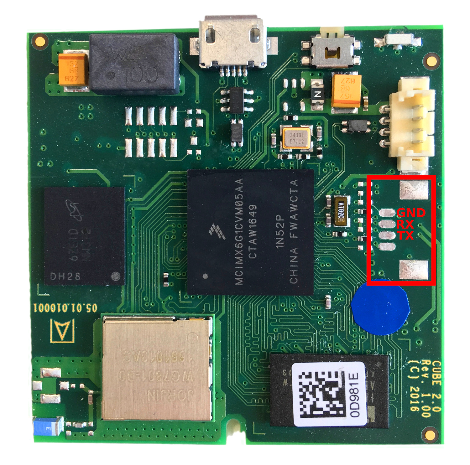 UART connector on homee Brain Cube